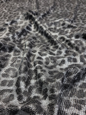 Textured Cheetah Pleather
